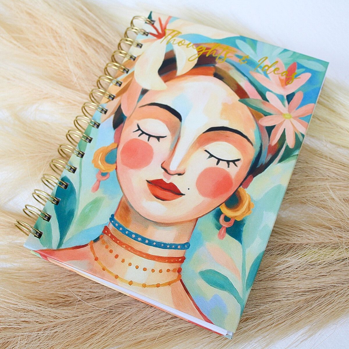 A5 Lined Notebook Frida Style