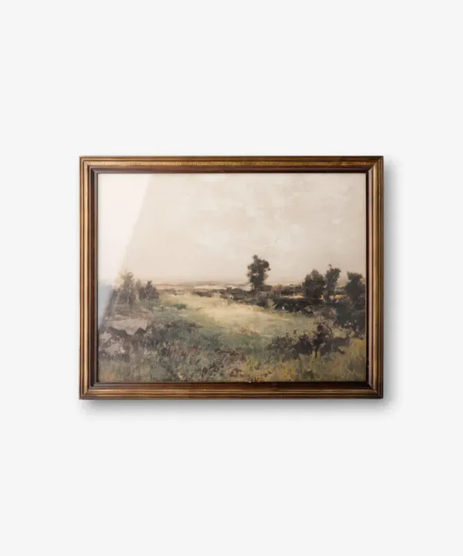 Countryside Landscape Framed Wall Art