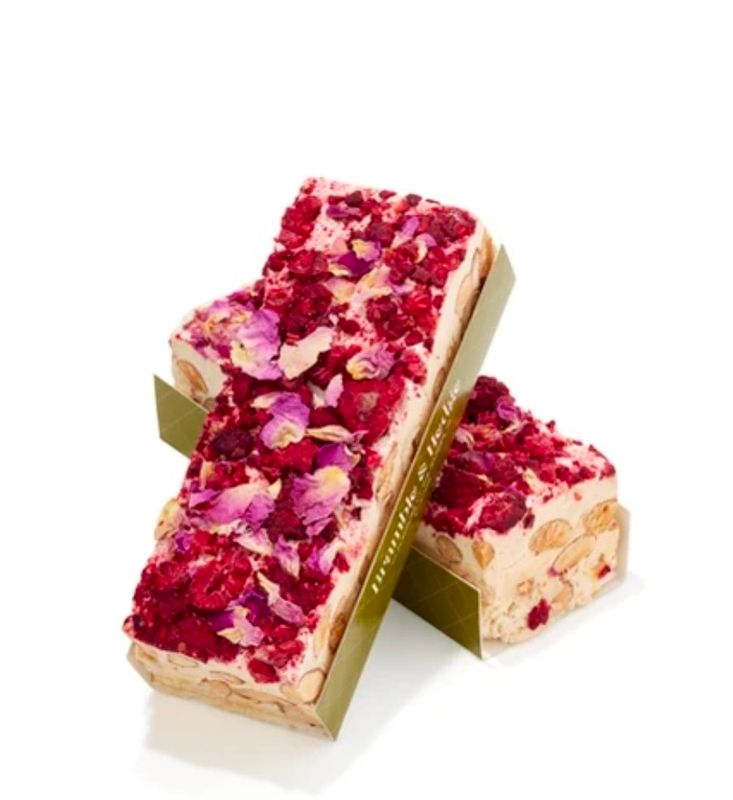 Raspberry &amp; Vanilla Bean Nougat - 150g