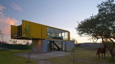 Módulos habitables en contenedores