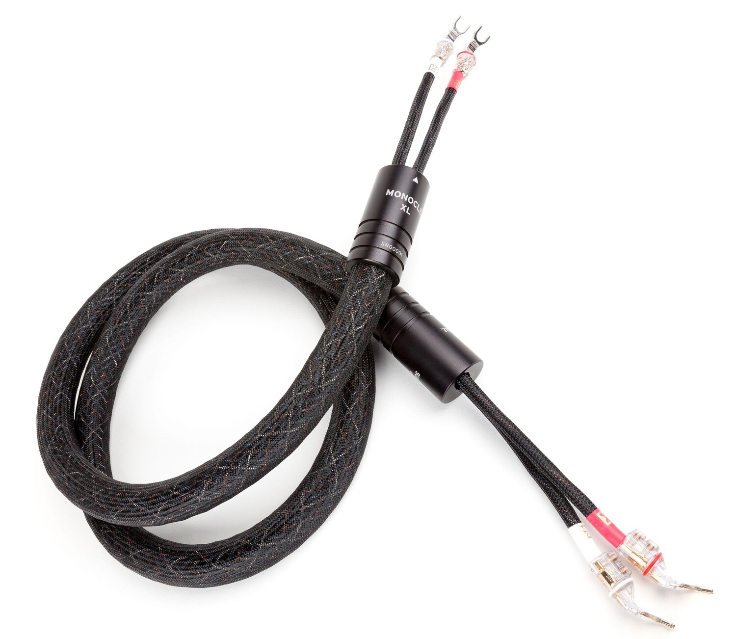 Kimber Kable luidsprekerkabel Monocle XL stereoset 2 stuks 2,5 meter DEMO-kabel 25% KORTING