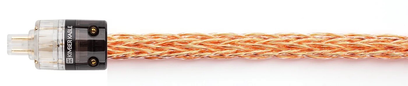 Kimber Kable UHDXK! QS-16TC ALL CLEAR Voedingskabel 16 koperen geleiders 2 x 6,63 mm2 AWG 9 met V-Telfon mantel C13 -10A Lengte 1,0 meter