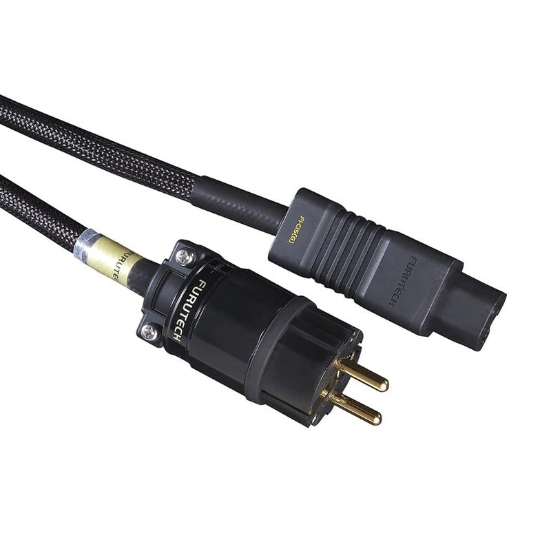 Furutech The Roxy Voedingskabel Slim-line Power-series met verzilverde geleiders 1.5 meter