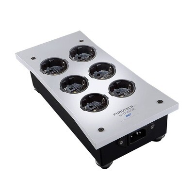 Furutech E-TP609E NCF stekkerblok zilver 6 x schuko