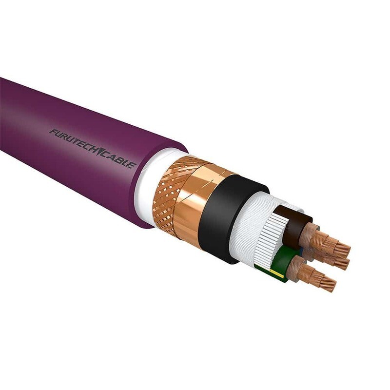 Furutech DUCC-DPS 4.1 Limited Edition High End voedingskabel 4.02mm² Ø17mm onafgewerkt per meter