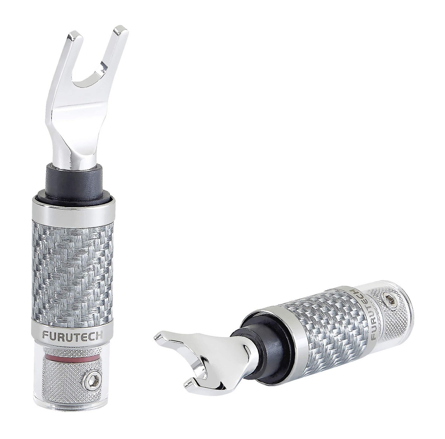 Furutech CF-201 NCF (Rhodium) - Spade connector Ø5.5mm per paar