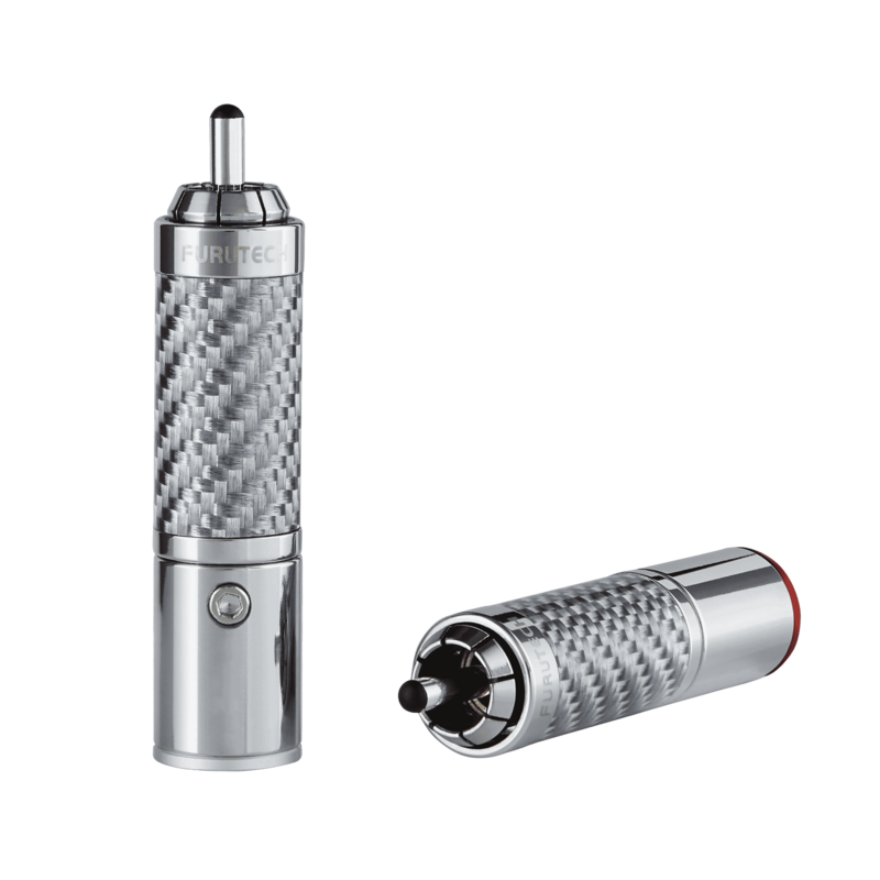 FURUTECH CF-102 NCF RCA Connectors Rhodium Plated OCC RCA connector tot Ø11mm per paar