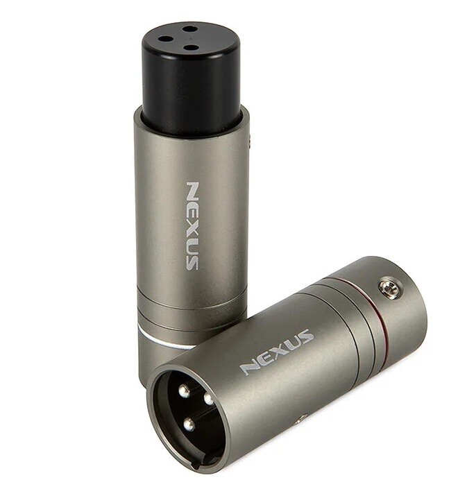 ETI Research Nexus XLR-connector Silver Plated Tellurium Copper Male/Female per stuk