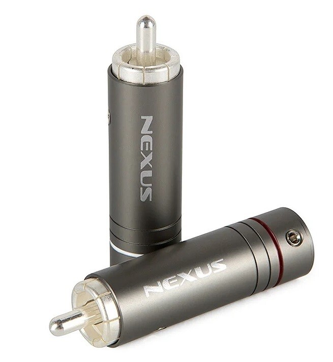 ETI Research Nexus Silver Plated Tellurium Copper RCA-connector per stuk