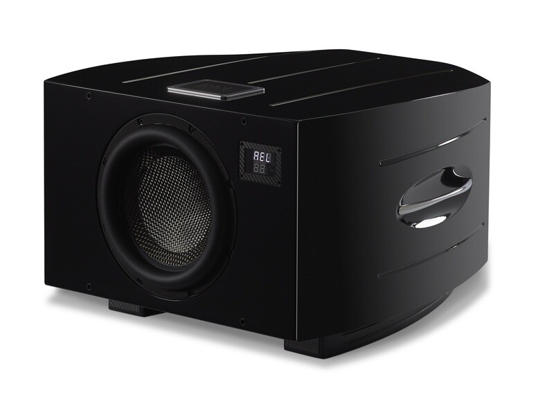 REL Subwoofer No 31 referentieklasse 900 Watt RMS Klasse D, 17Hz - -6dB, 12” Carbon luidspreker. 52kg in zwart hoogglans