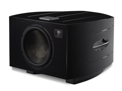 REL Subwoofer No 32 referentieklasse 1000 Watt RMS Klasse D, 15Hz -6dB, 15” Carbon luidspreker. 85kg. in zwart hoogglans