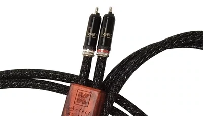 Kimber Kable Select Series KS-1038 RCA Interlink referentieklasse met puur zilveren geleiders stereoset 2 stuks vanaf 0,75 meter