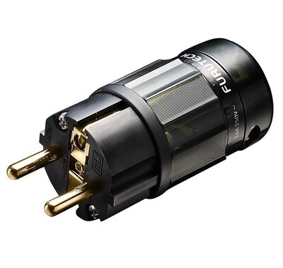 Furutech FI-E38 (G) Gold - Schuko netstekker van Ø6,6mm tot Ø17,5mm