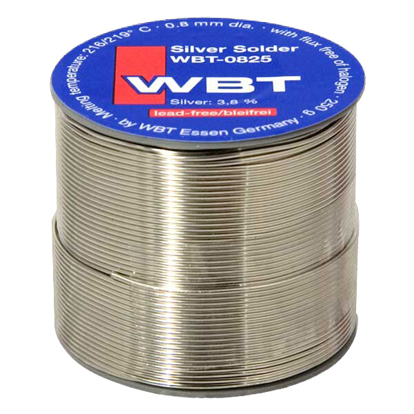 WBT-0825 Zilver soldeertin loodvrij 0,8 mm spoel 250 gram