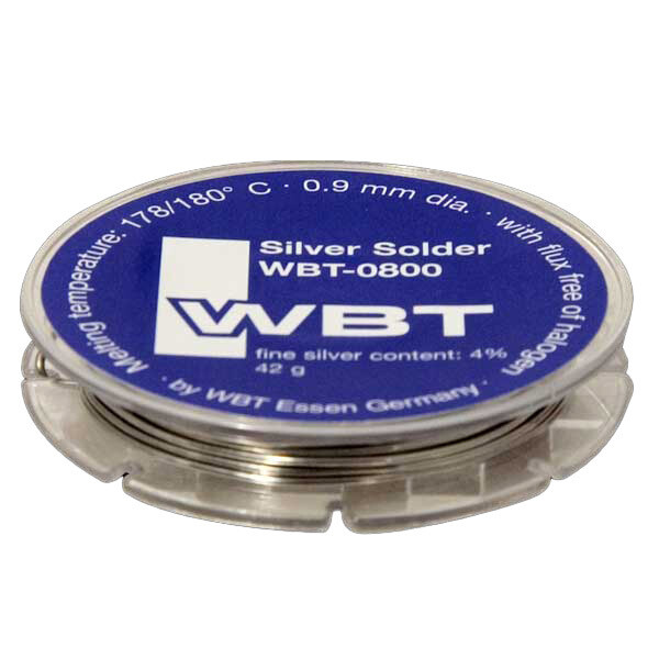 WBT-0800 Zilver soldeertin loodhoudend 0,9 mm spoel vanaf 45 gram