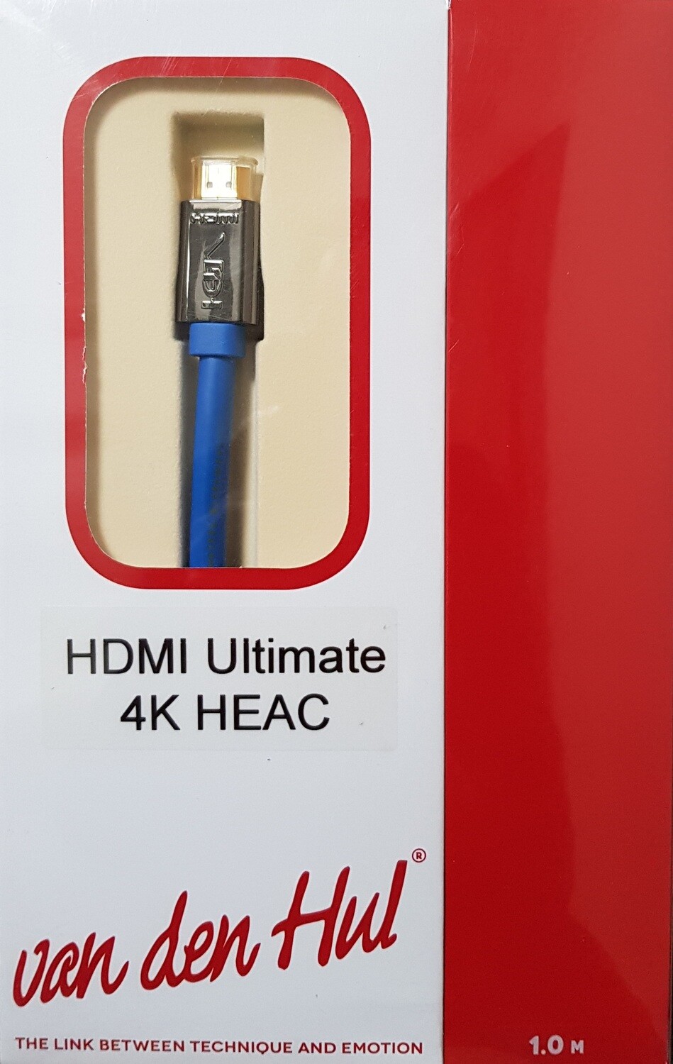 Van den Hul The HDMI-kabel Ultimate 4K HEAC Halogen Free 0,7 meter WEBSHOPRETOUR 20% KORTING
