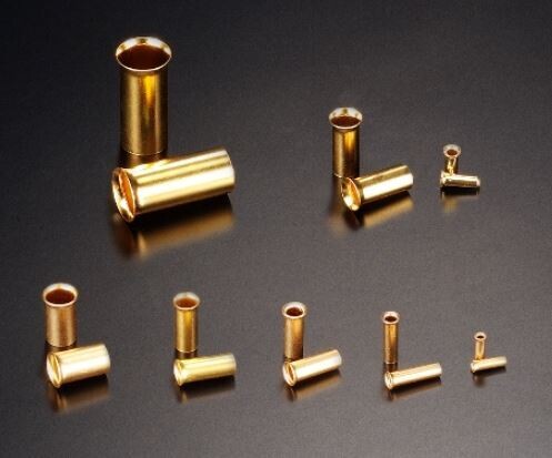 Furutech FP-GS serie Krimphulzen - adereindhulzen 24-karaats gold-plated 1,1 mm AWG 20 t/m 8,3 mm AWG 4 per 10 stuks