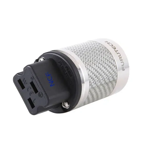 Furutech FI-52 NCF (R) Rhodium Nano Crystal² Formula - IEC C19 netstekker 20A van Ø6mm tot Ø20mm