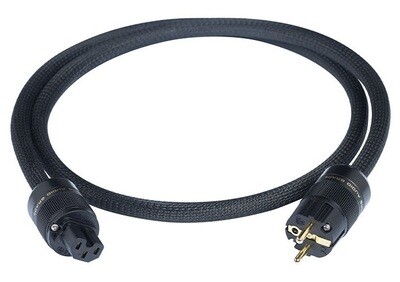 NorStone Arran Power 1 Voedingskabel gold-plated connectoren IEC C13 - 10A OFC 2,5mm² vanaf 1,0 meter