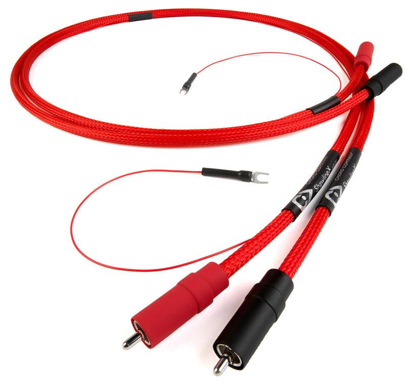 Chord Company Shawline X Aray Analoque TT Fly Lead RCA of DIN phono-kabel koper vanaf 1,2 meter