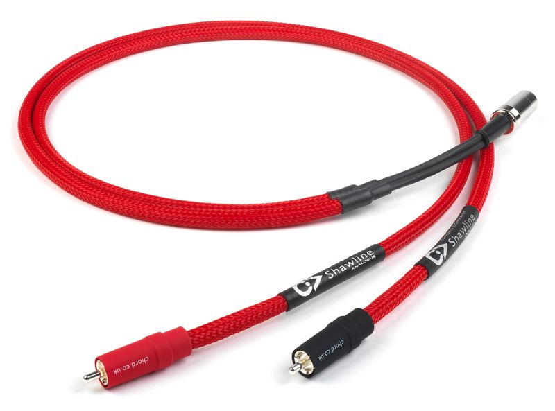 Chord Company Shawline X Aray Analogue RCA naar 5-pins DIN voor NAIM Audio en QUAD met verzilverde OFC-geleiders vanaf 0,5 meter