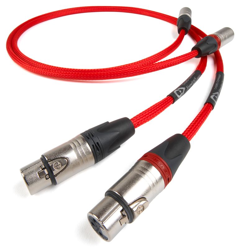 Chord Company Shawline X Aray Analogue XLR Interlink verzilverd koper stereoset 2 stuks vanaf 0,5 meter