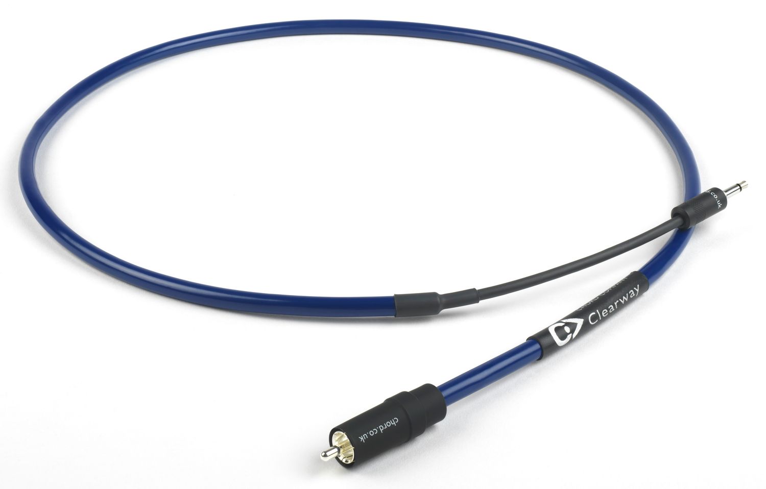 Chord Company Clearway Mini-jack 3.5 mm naar RCA of BNC digitale interconcect S/PDIF - 75 Ohm single voor mini/draagbare DAC&#39;s vanaf 1,0 meter