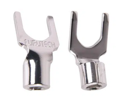 Furutech FP-203 (G) Rhodium-plated spade tot Ø4mm per set 4 stuks