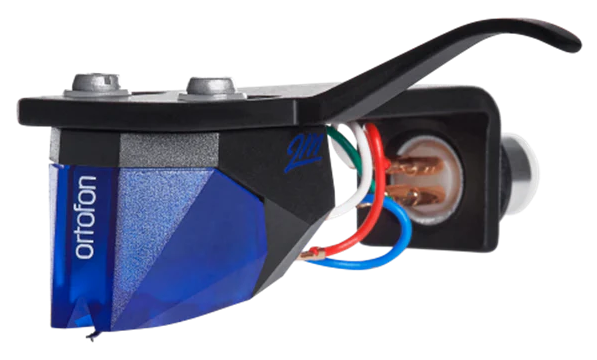 Ortofon 2M Blue Premounted MM-element Naakt Elliptisch Diamand voorgemonteerd op SH-4 Black headshell