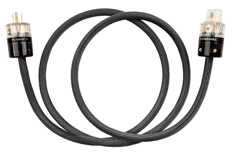 Kimber Kable PK-14 Ascent-series voedingskabel met Wattgate Evolution-series Gold (AU) connectoren vanaf 1 meter