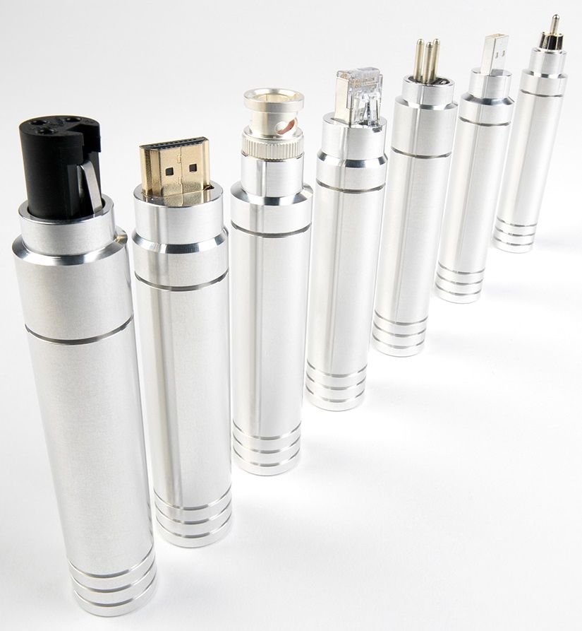Chord Company GroundAray high end Line-optimizer als HDMI, RCA, DIN, BNC, RJ45, XLR of USB per stuk, Uitvoering: RCA