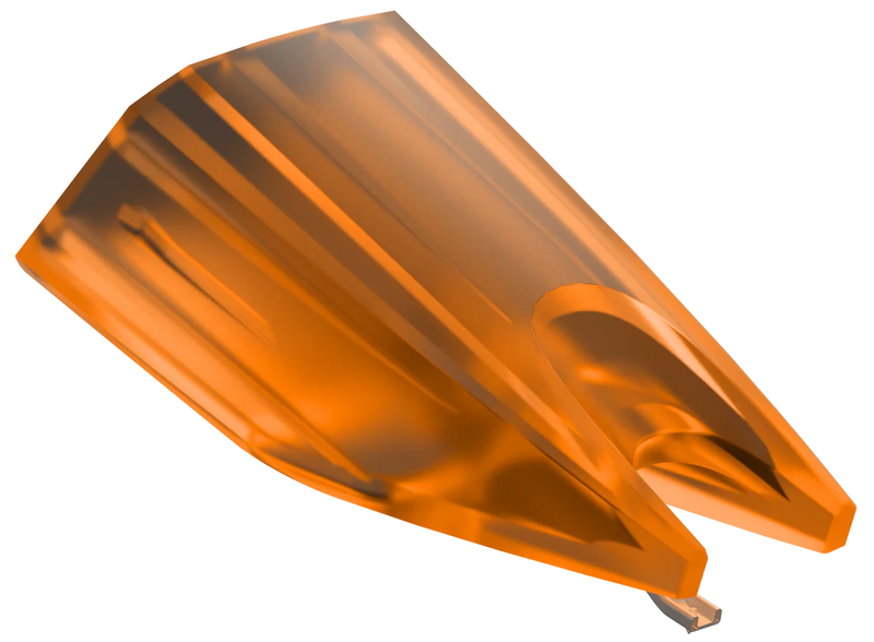 Ortofon Stylus Concorde Music Bronze vervangingsnaald naakt Fine Line-stylus op aluminium cantilever voor alle Concorde Music MM-elementen