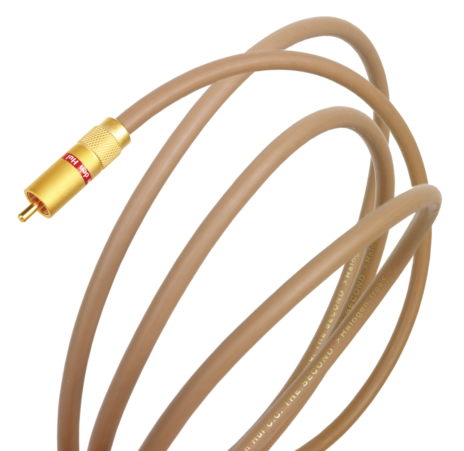 Van den Hul The Second RCA Interlink verzilverd OFC met carbon coating stereoset 2 stuks vanaf 0,8 meter