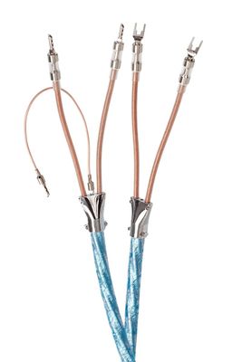 Supra Sword Excalibur Combicon high end luidsprekerkabel OFC geleiders 2 x 3,0mm2 AWG12 met Rhodium-connectoren stereoset 2 stuks vanaf 2,0 meter