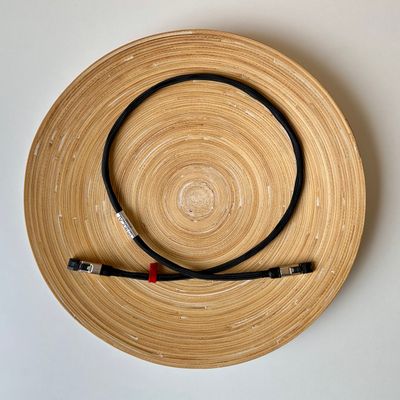 IKIGAI Audio SUGURE 100Mbit ethernetkabel met 2 puur zilveren 5N monokristal 4 verschillende EMI/RFI afschermingen vanaf 1,0 meter