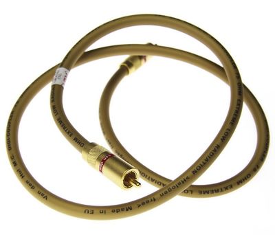 Van den Hul The MC Digi-coupler 75 Ohm digitale RCA coaxiale interconnect single vanaf 0,8 meter