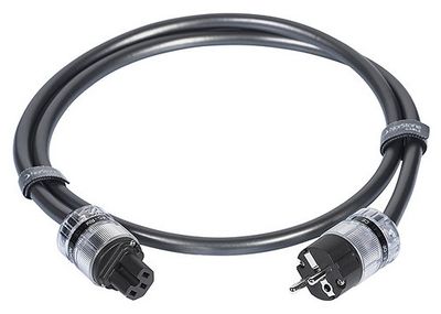 NorStone Skye Power 1 Voedingskabel Rhodium-plated connectoren OFC-4N  IEC C15-10A vanaf 1,0 meter