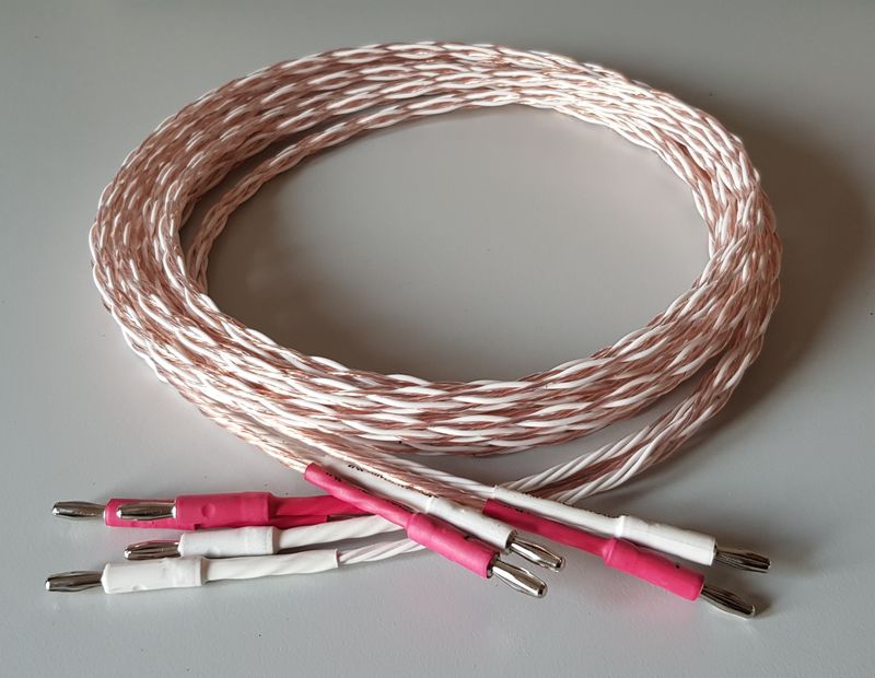 DEMO-KABEL Kimber Kable Luidsprekerkabel 4TC White-Clear Single-Wire stereoset 2 x 2,5 meter van € 589,95 nu voor € 350