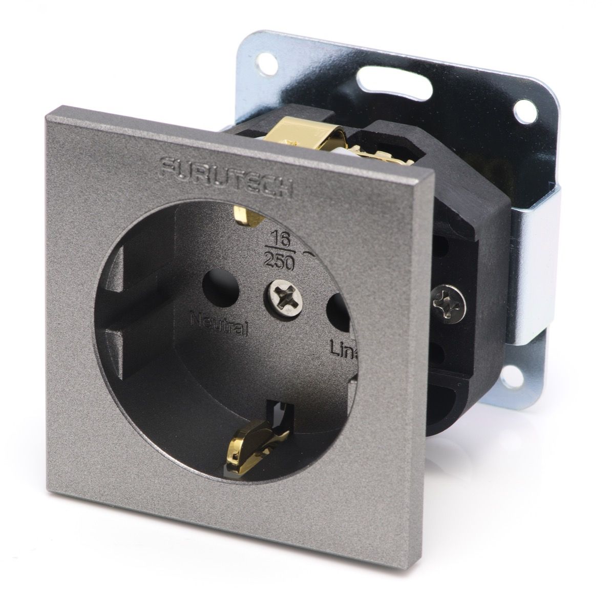 Furutech FT-SDS (G) Gold inbouwdeel voor wandcontactdoos / High Performance Schuko Socket per stuk