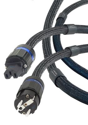 Furutech Origin Power NCF (R) voedingskabel met Rhodium-plated geleiders AWG 9 lengte 1.8 meter
