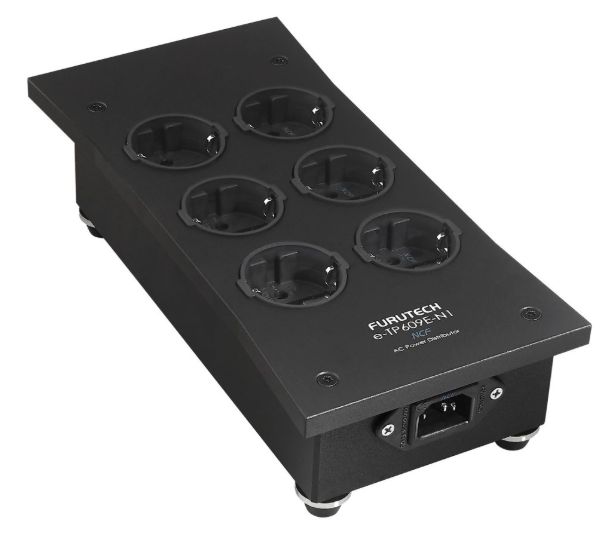 Furutech E-TP609E NCF-N1 stekkerblok Rhodium-plated 6 x schuko
