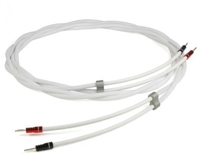 Chord Company Sarum T Black luidsprekerkabel polished OFC met verzilverde gescheiden geleiders 2,63mm2 AWG12 stereoset 2 stuks vanaf 2,0 meter