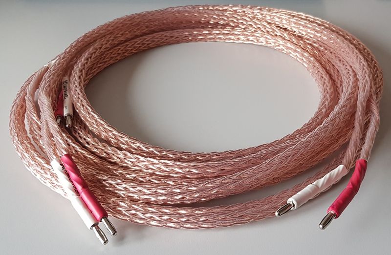 DEMO-KABEL Kimber Kable Single-Wire luidsprekerkabel 12TC ALL-CLEAR stereoset 2 x 2,5 meter