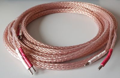 DEMO-KABEL Kimber Kable Single-Wire luidsprekerkabel 12TC ALL-CLEAR stereoset 2 x 2,5 meter