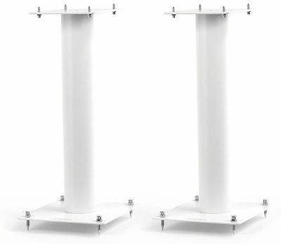 NorStone luidsprekerstand Stylum 1 wit zijdeglans hoogte 48,5 cm. per set 2 stuks