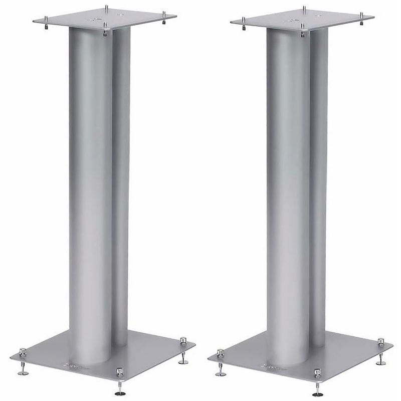 NorStone luidsprekerstand Stylum 1 zilver hoogte 48,5 cm. per set 2 stuks