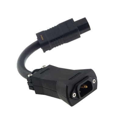 Furutech Flow-C15 in-line netfilter 24-karaats gold-plated IEC C13 - 20 cm.