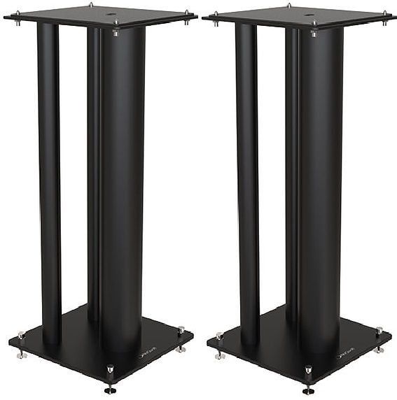 NorStone luidsprekerstand Stylum MAX zwart zijdeglans hoogte 60 cm. per set 2 stuks