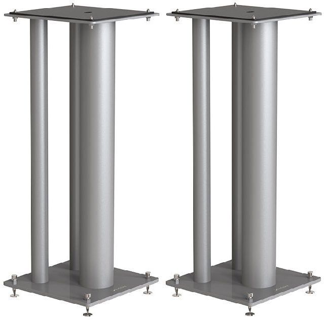 NorStone luidsprekerstand Stylum MAX zilver hoogte 60 cm. per set 2 stuks