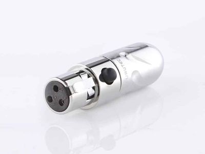 Furutech FT-608mF Rhodium 3-pins mini XLR-female Ø5mm per stuk